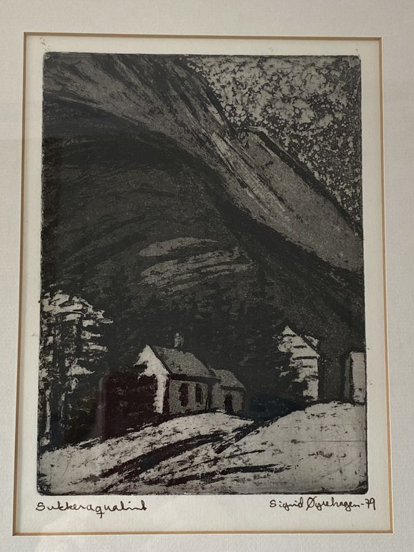 Sukkeraquatint Sigrid Øyrehagen 