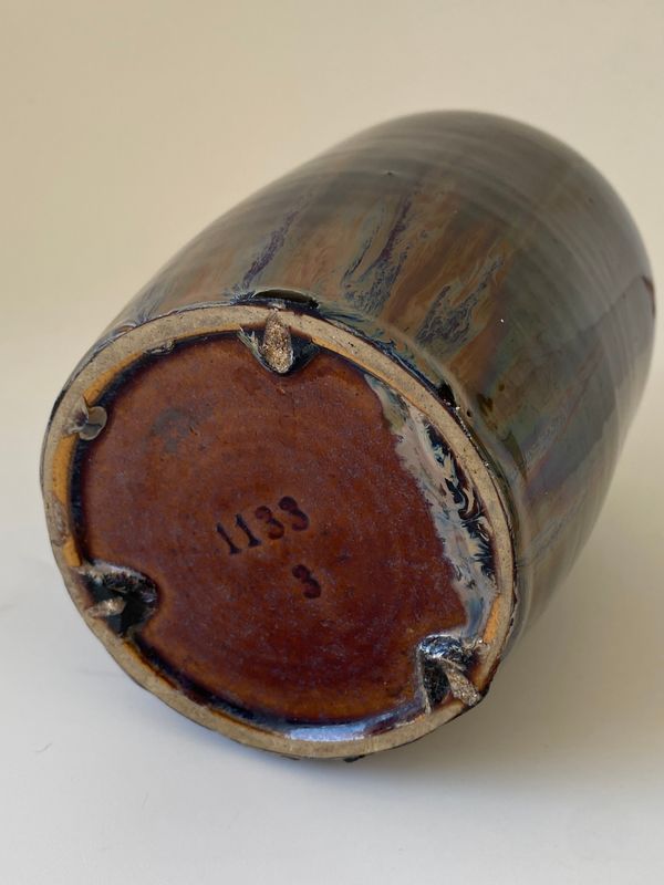 Vintage keramikk med renneglasur