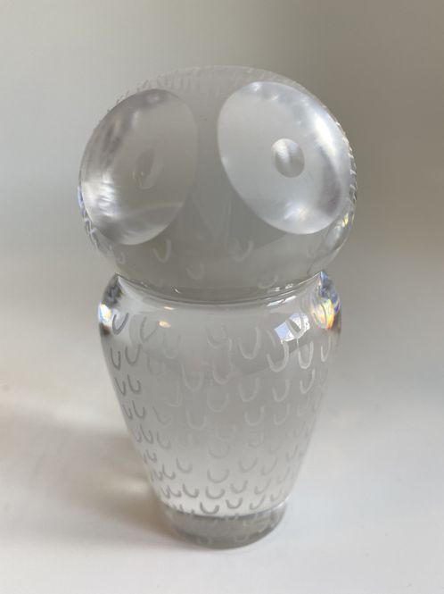 Hovedbilde Brevvekt Ugle Kosta Vicke Lindstrand