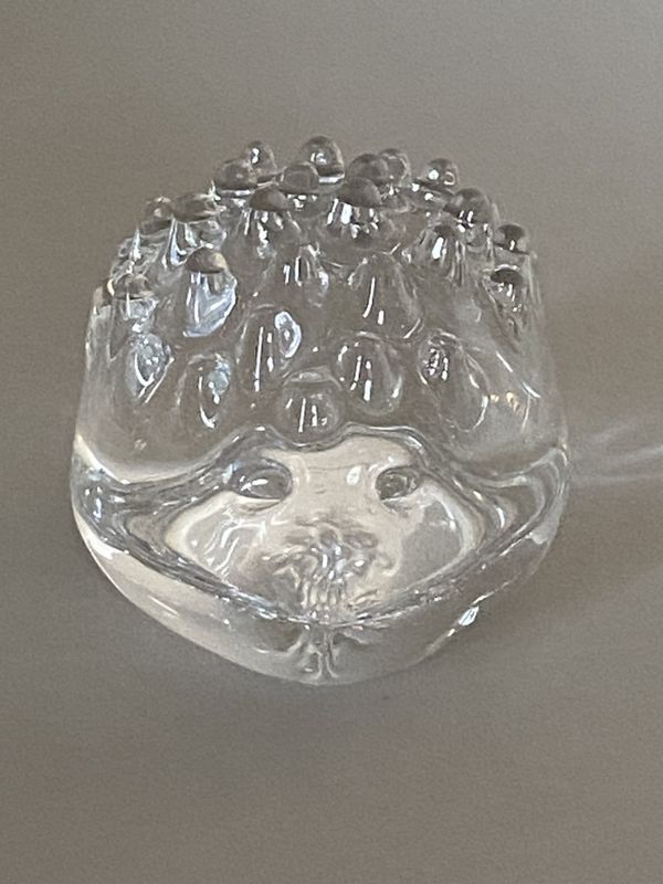 Pinnsvin glassfigur Hadeland Benny Motzfeldt 
