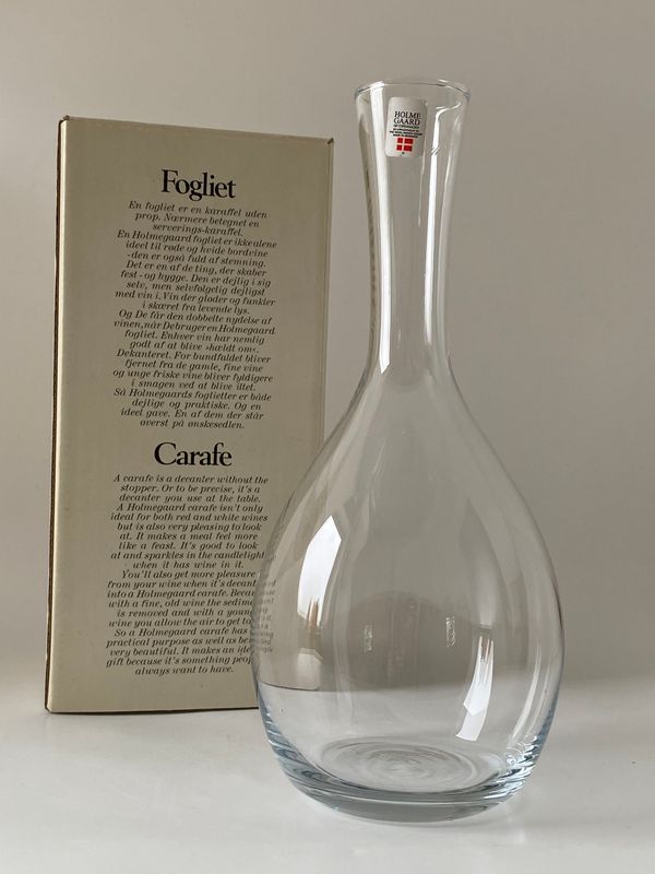 Karaffel Fogliet Holmegaard