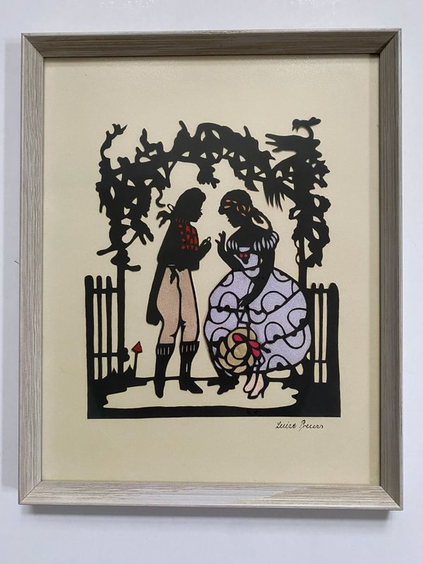 Vintage Siluettklipp Luise Preuss 