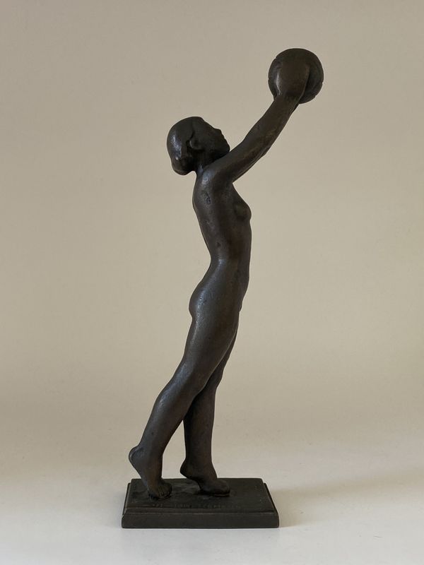 Statuett Art Deco Knut Skinnarland 