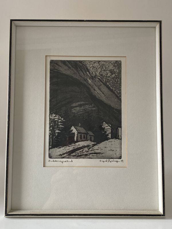 Sukkeraquatint Sigrid Øyrehagen 