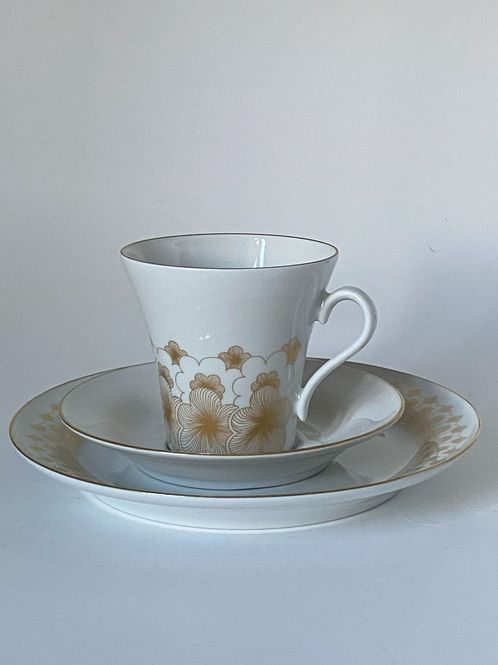Hovedbilde Lekkert kaffesett Baroni Gullblomst PP  