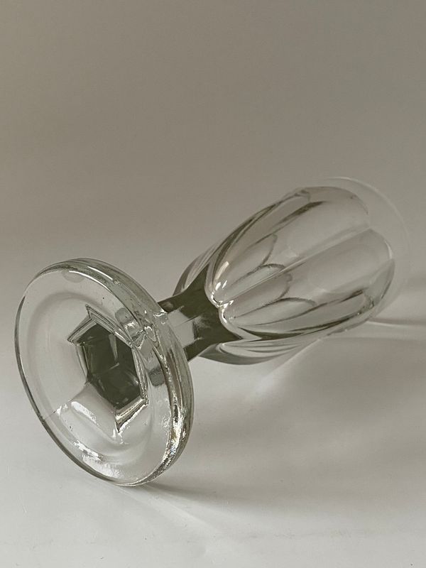 6 vintage pressglass Hadeland  