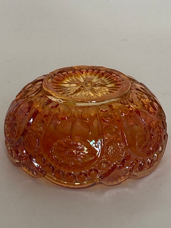 Små vintage boller i Carnivalglass