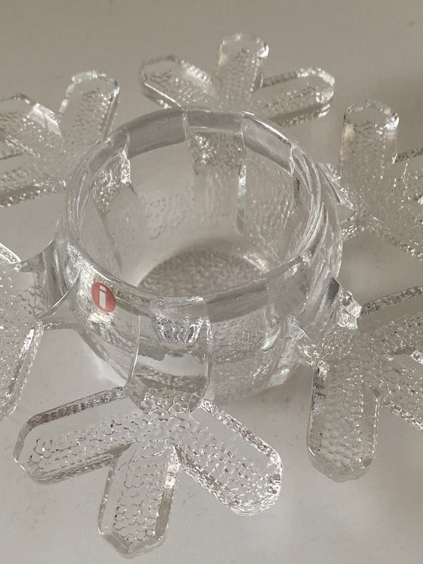 Iittala Snøfnugg telysholder 