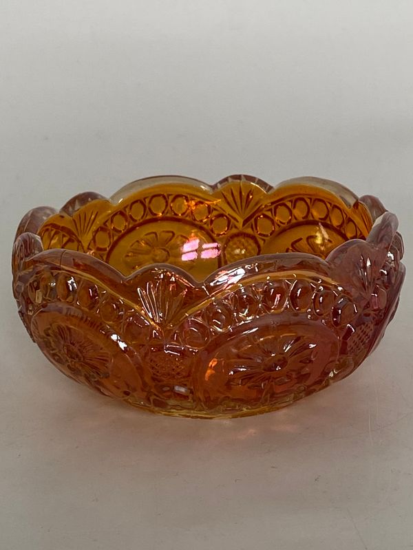 Små vintage boller i Carnivalglass