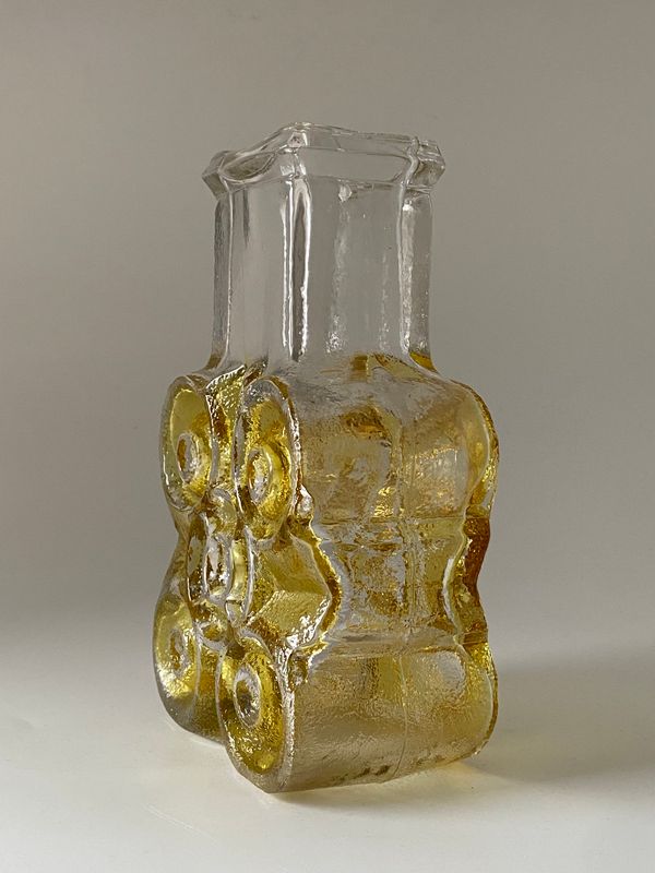 Kraftig Iceglass vase Lars Hellsten   