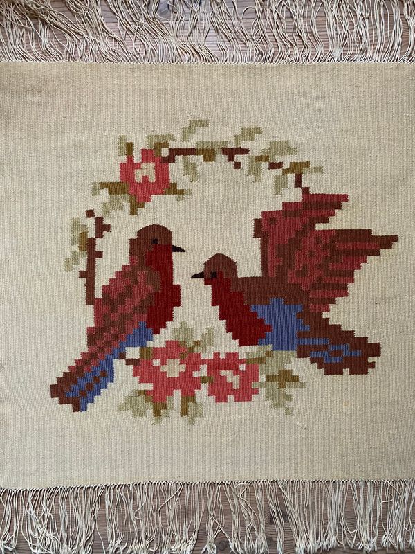 Dekorativ vintage billedvev  