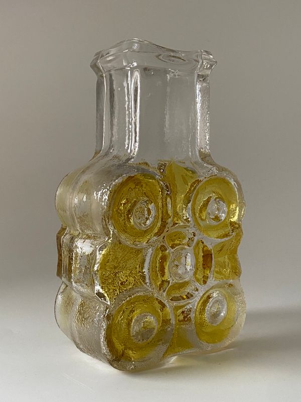 Kraftig Iceglass vase Lars Hellsten   