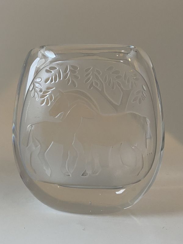 Vintage vase Hadeland Lars Fletre 
